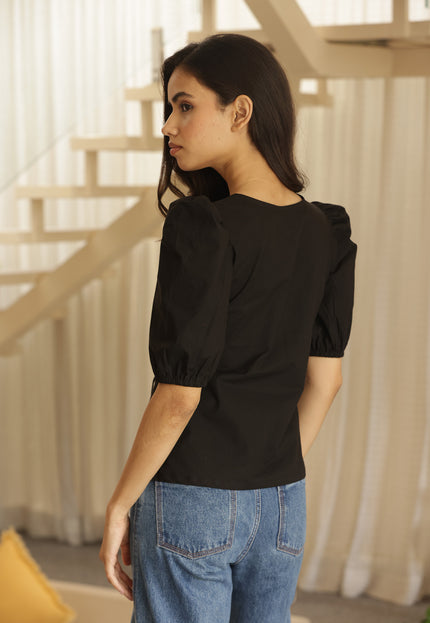 Black cotton top