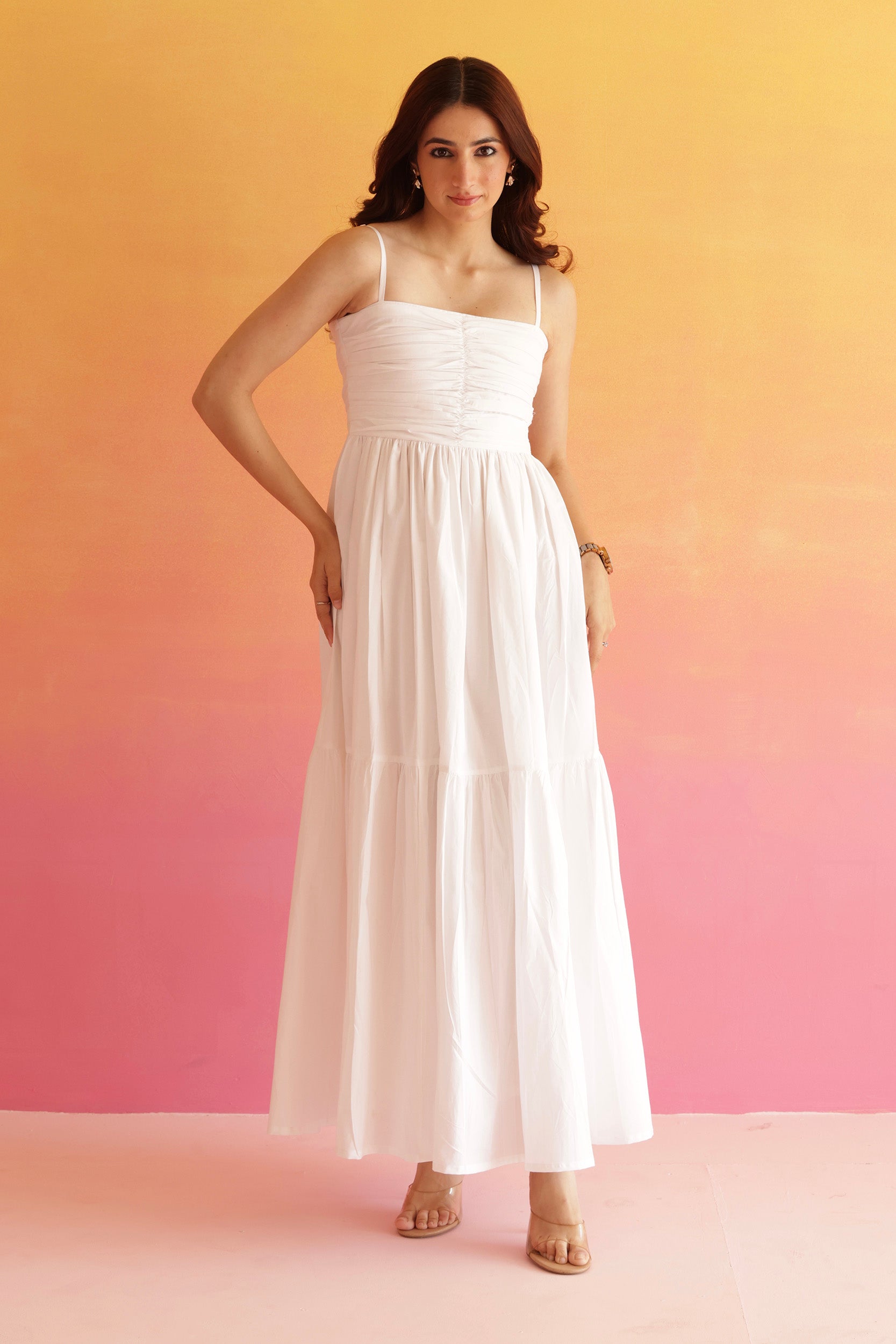 White maxi dress PR LABEL White maxi dress PR LABEL
