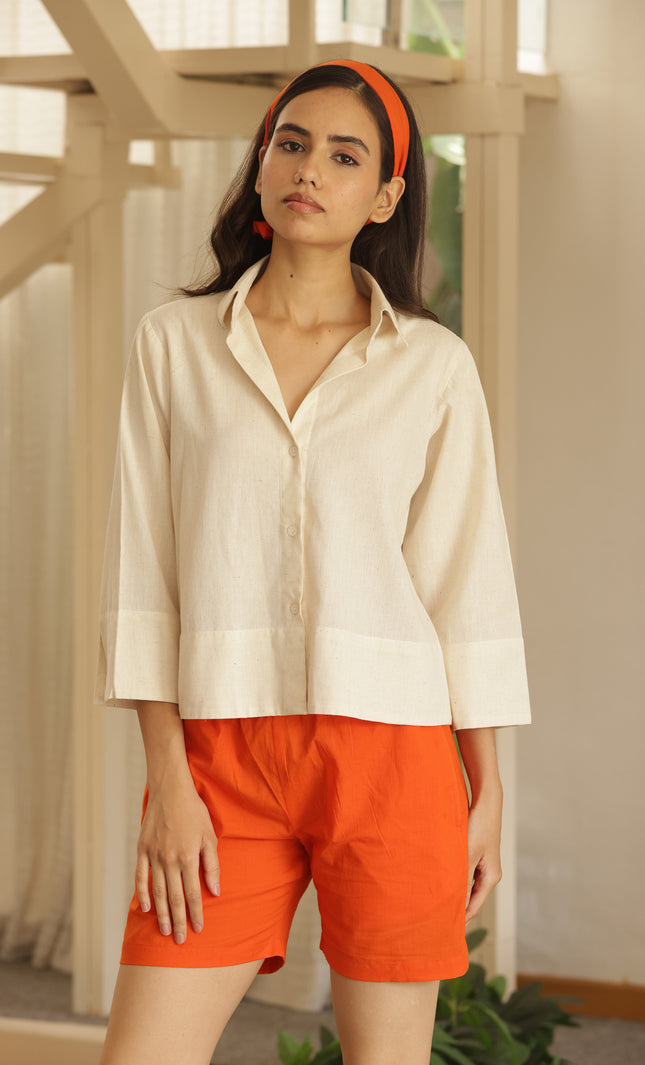 Cotton linen shirt