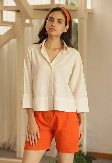 Cotton linen shirt