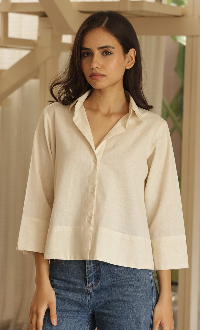 Cotton linen shirt
