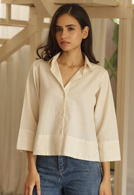 Cotton linen shirt