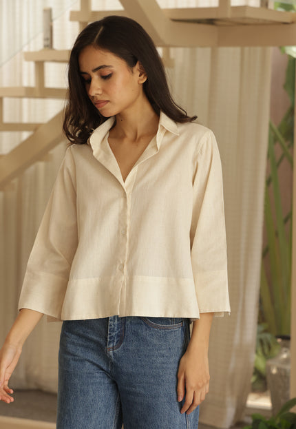Cotton linen shirt