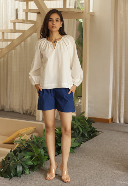 Cotton top & shorts