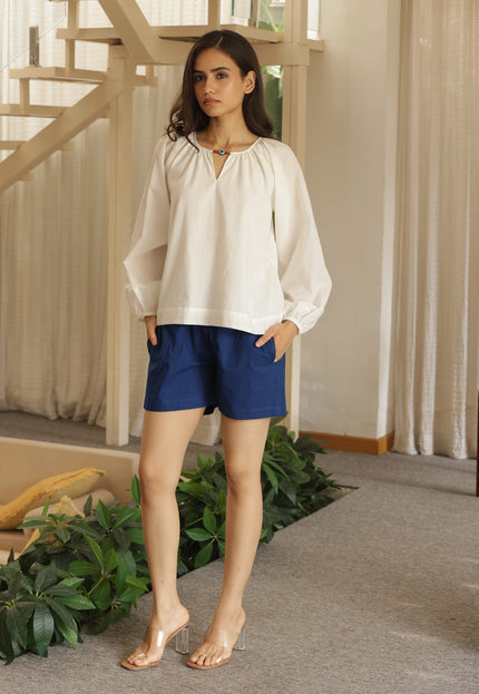 Cotton top & shorts