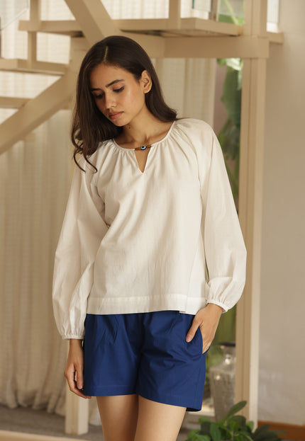 Cotton top & shorts
