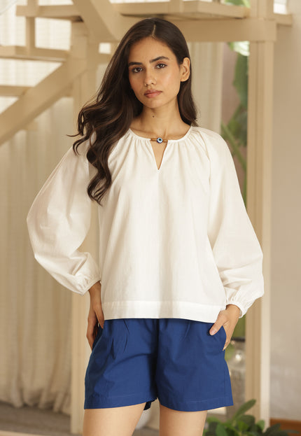 Cotton top & shorts