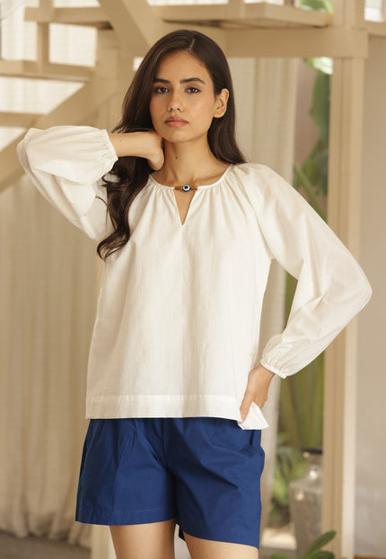 Cotton top & shorts