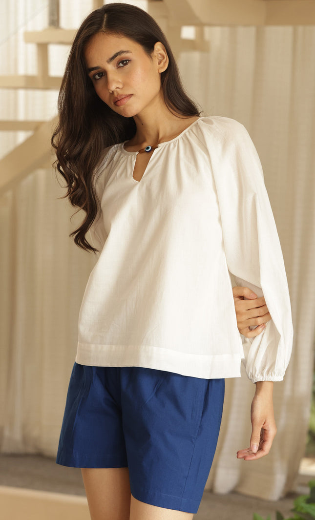 Cotton top & shorts