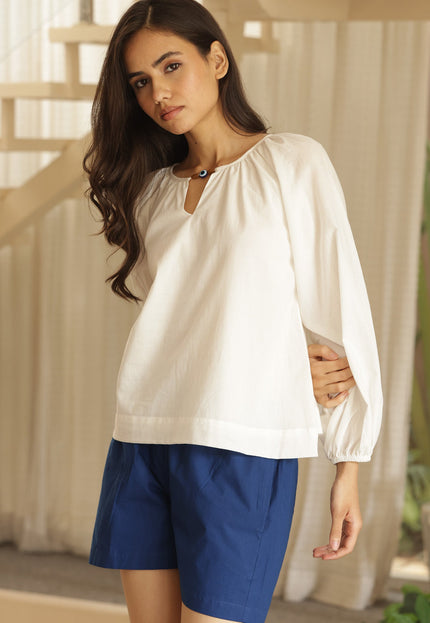 Cotton top & shorts