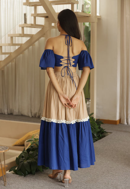 Royal blue top