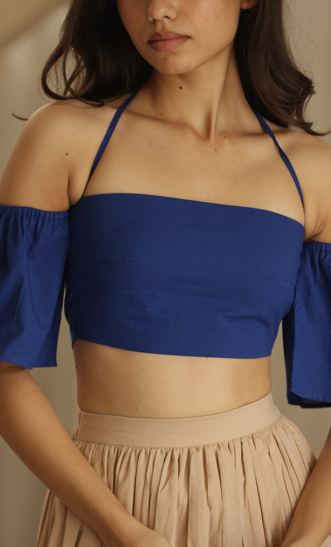 Royal blue top
