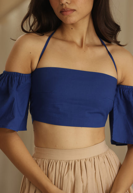 Royal blue top