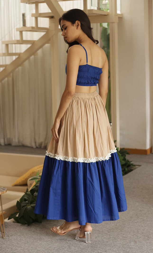 Royal blue top