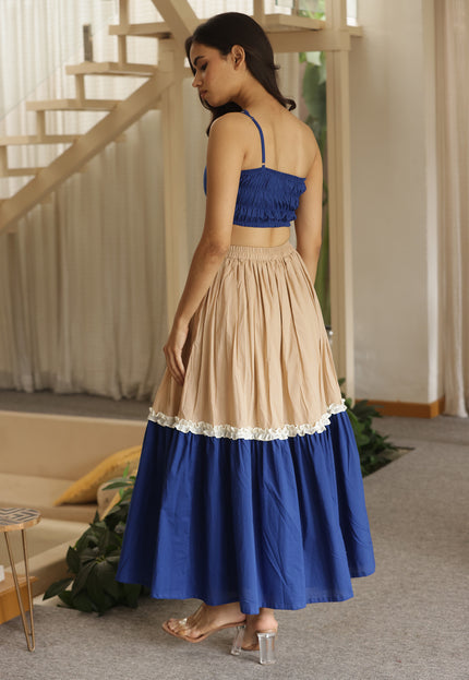 Royal blue top