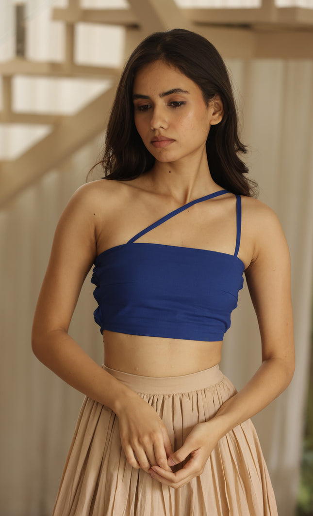 Royal blue top