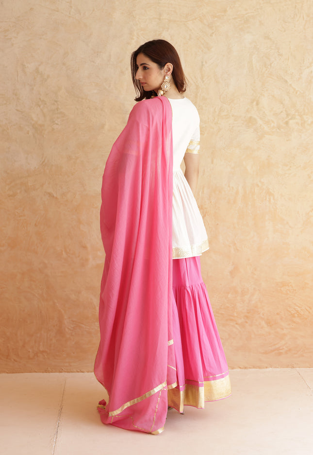 Baby pink lehenga set