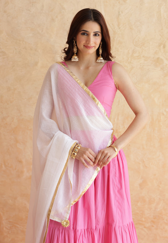 Baby pink lehenga set