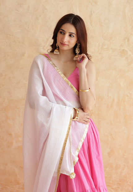 Baby pink lehenga set