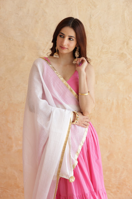 Baby pink lehenga set