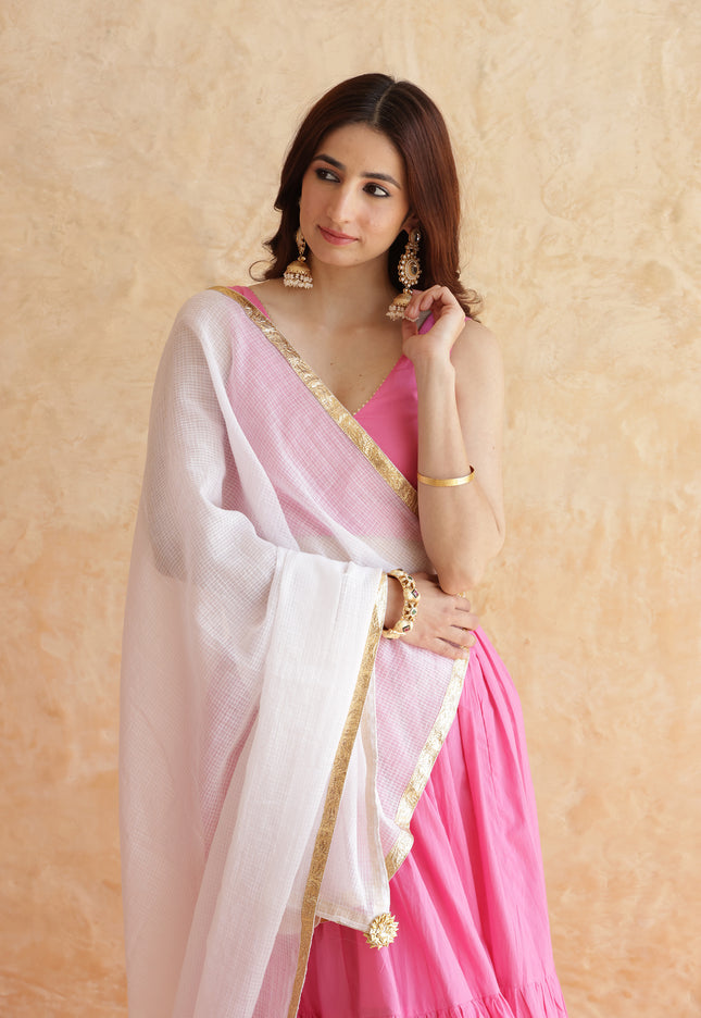 Baby pink lehenga set