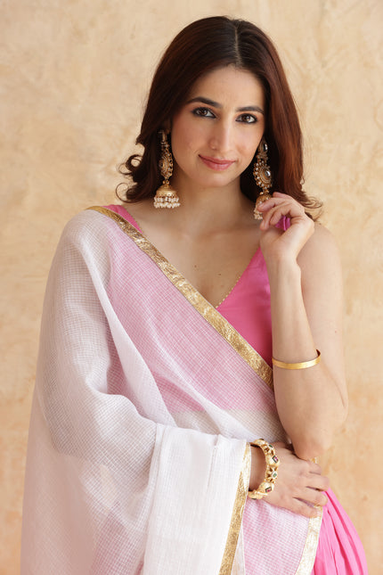Baby pink lehenga set