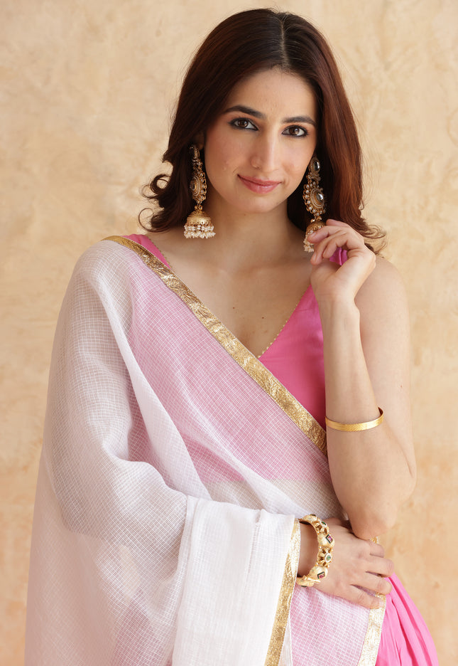 Baby pink lehenga set