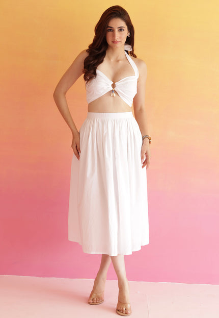 White evil eye co-ord