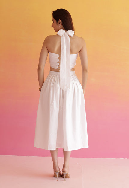 White evil eye co-ord