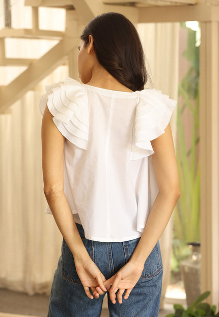 Yellow cotton top