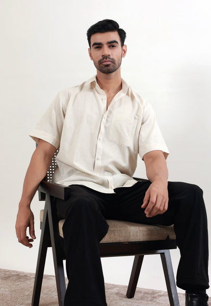 Regular fit cotton shirt