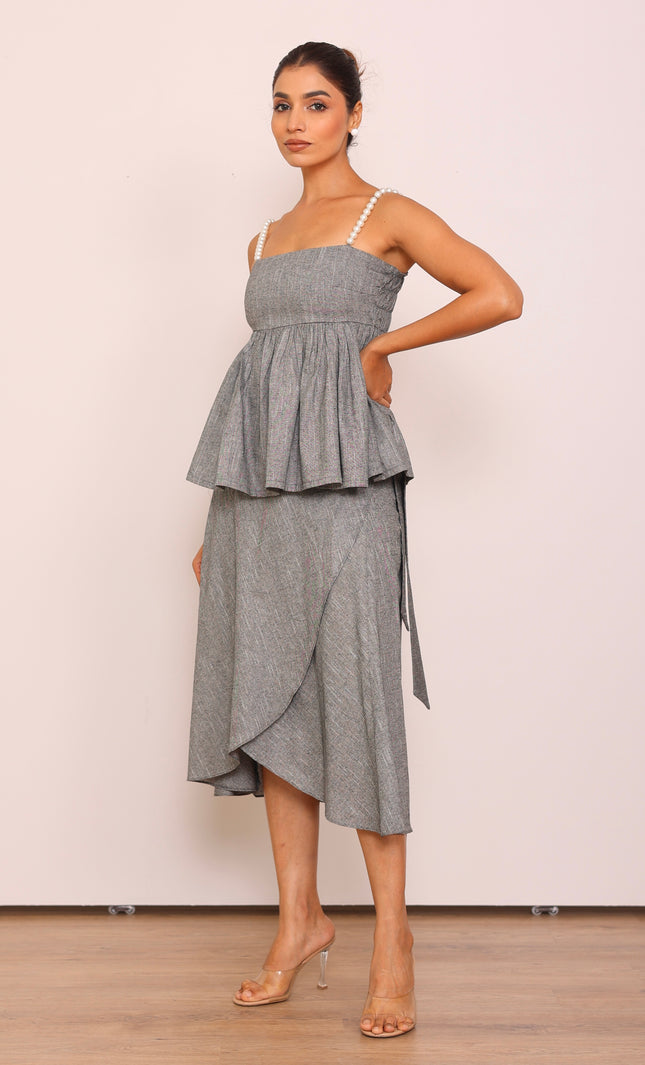 Waist wrap around skirt