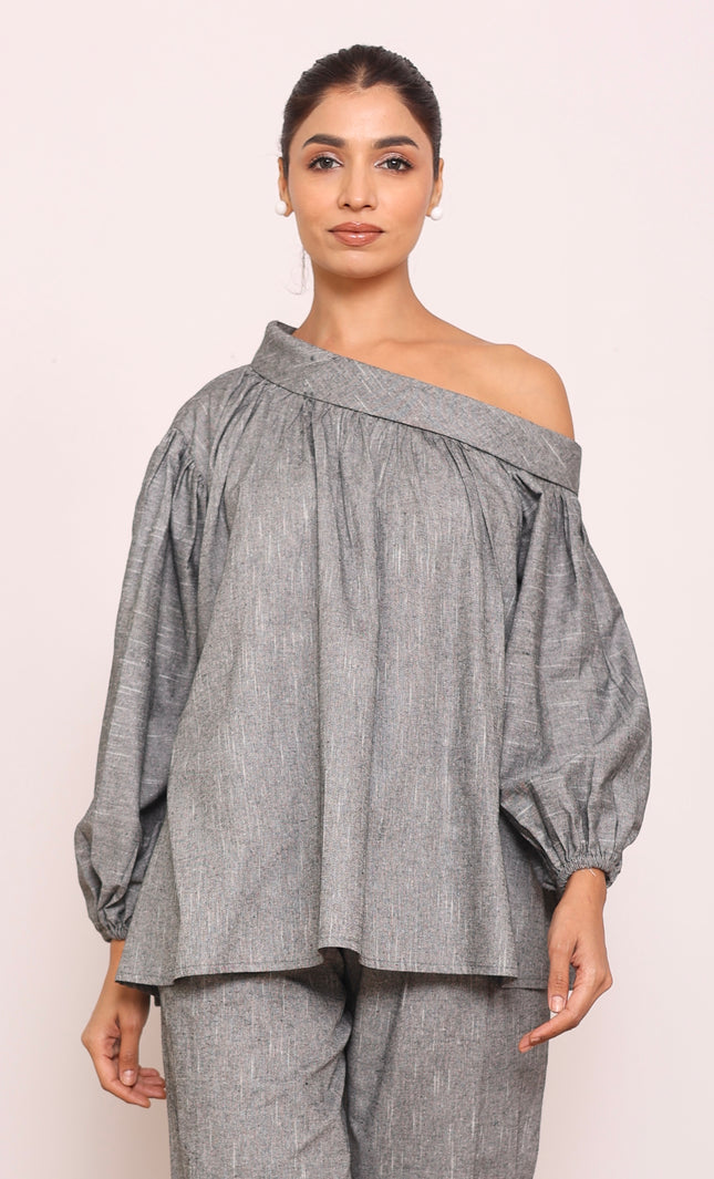 Drop shoulder top
