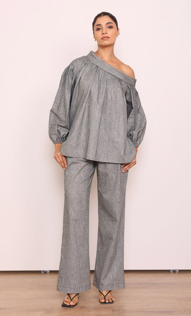 Drop shoulder top