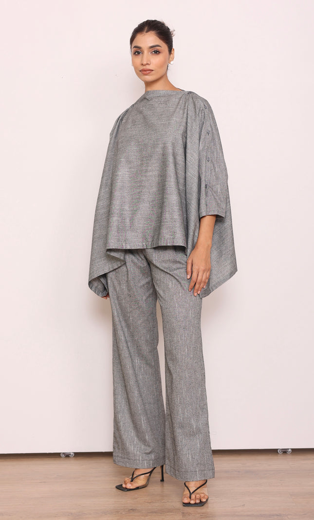 Tailored high waist pants + Flare top