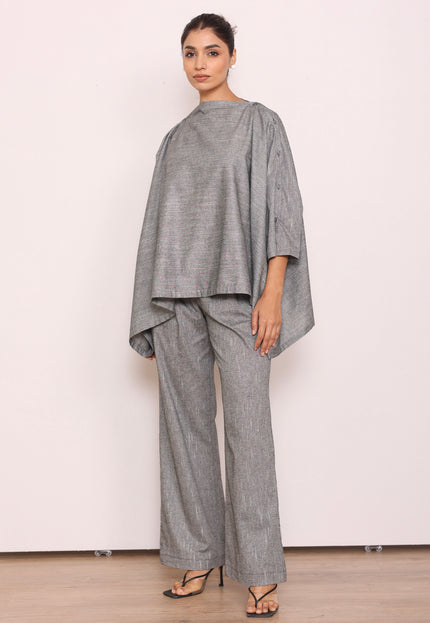 Tailored high waist pants + Flare top
