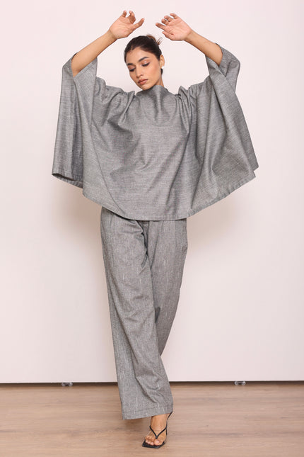 Tailored high waist pants + Flare top