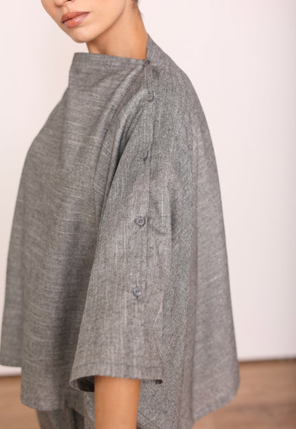 Tailored high waist pants + Flare top