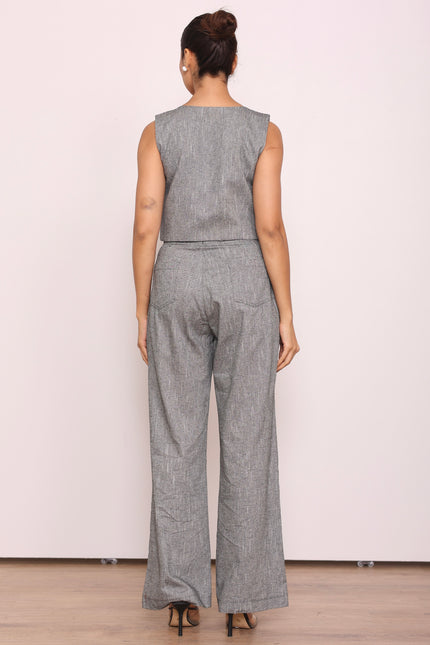 Grey tailored waistcoat