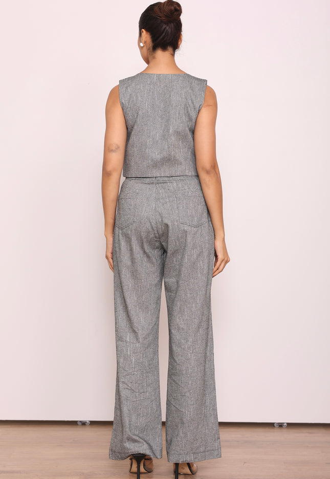 Grey tailored waistcoat