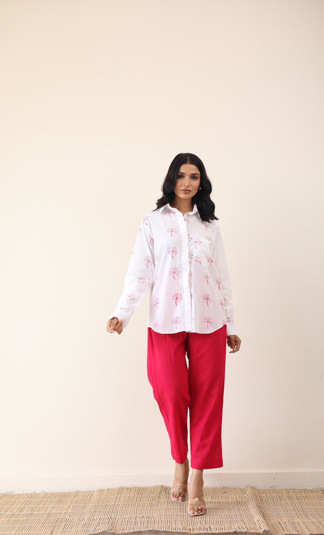 White cotton shirt
