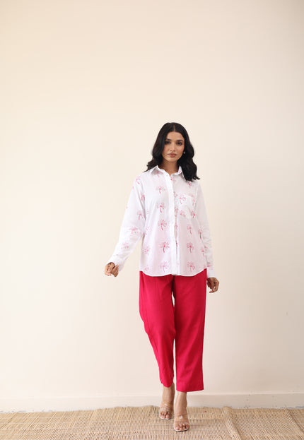 White cotton shirt