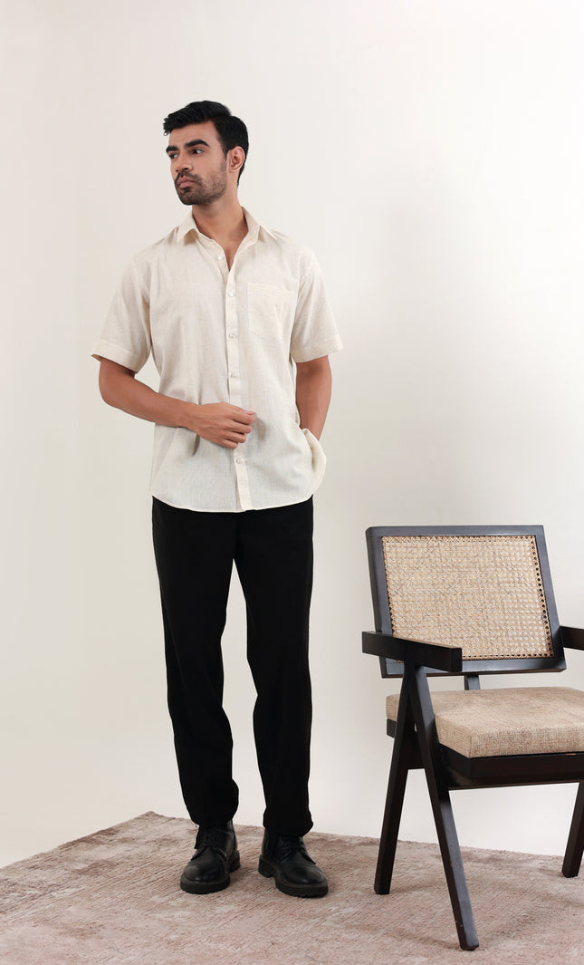 Regular fit cotton shirt