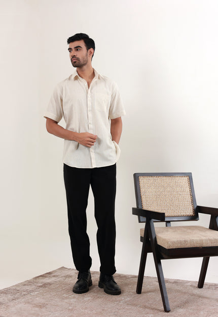 Regular fit cotton shirt