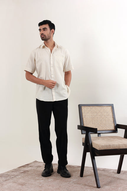 Regular fit cotton shirt
