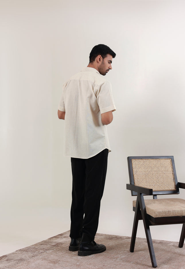 Regular fit cotton shirt