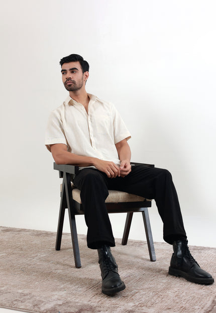 Regular fit cotton shirt