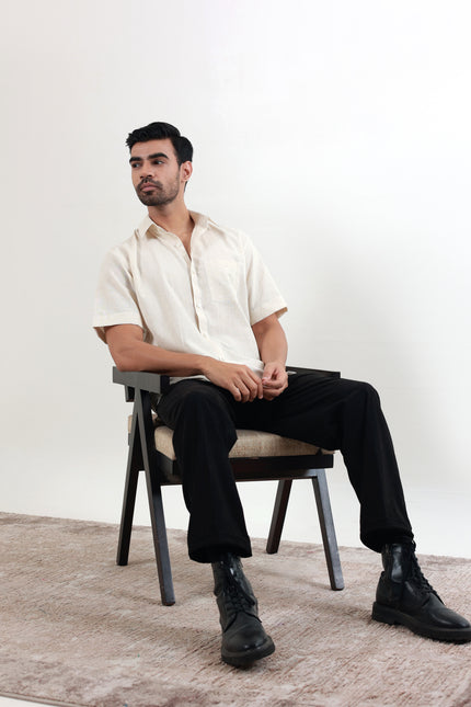 Regular fit cotton shirt