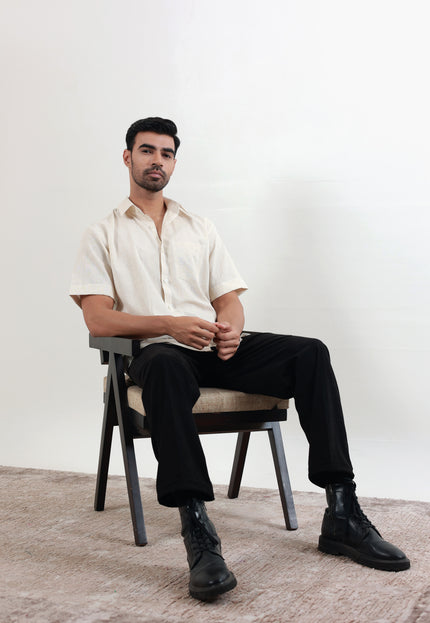 Regular fit cotton shirt