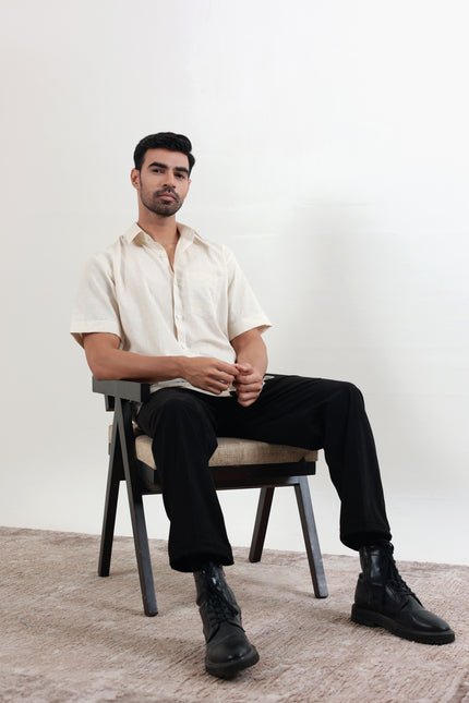 Regular fit cotton shirt